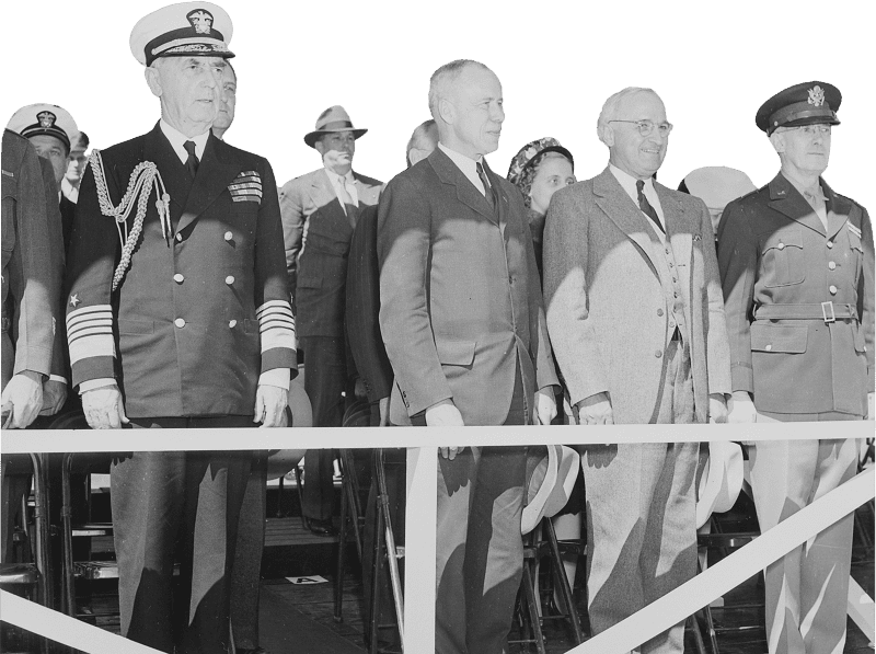 President Truman Attends The Army Day Parade In Washington D C He Is Standing Se Original