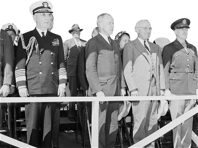 President Truman Attends The Army Day Parade In Washington D C He Is Standing Se Original