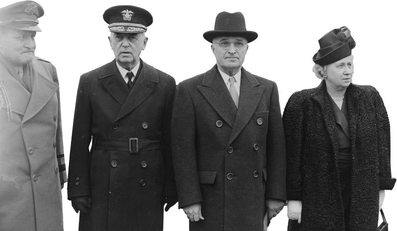 President Truman Attends A Ceremony At The Lincoln Memorial In Honor Of Presiden Original