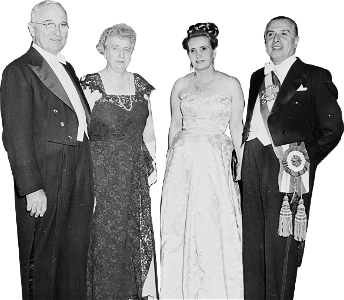 Photograph Of The President And Mrs Truman With President Gabriel Gonzalez Videl Original
