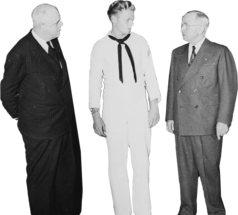 Photograph Of President Truman In The Oval Office With White House Receptionist  Original