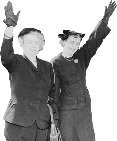 Photograph Of First Lady Bess Truman And Margaret Truman Waving Goodbye To The P Original