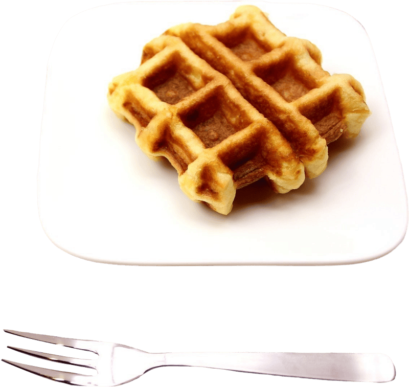 Waffle Dessert Food