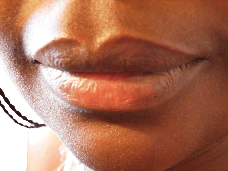 Lips African Woman