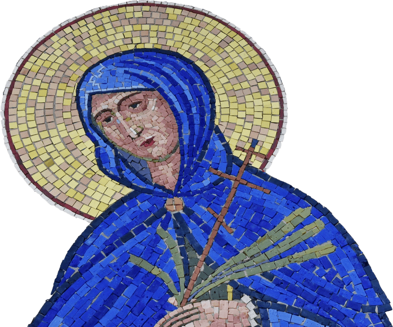 Saint Serbia Mosaic