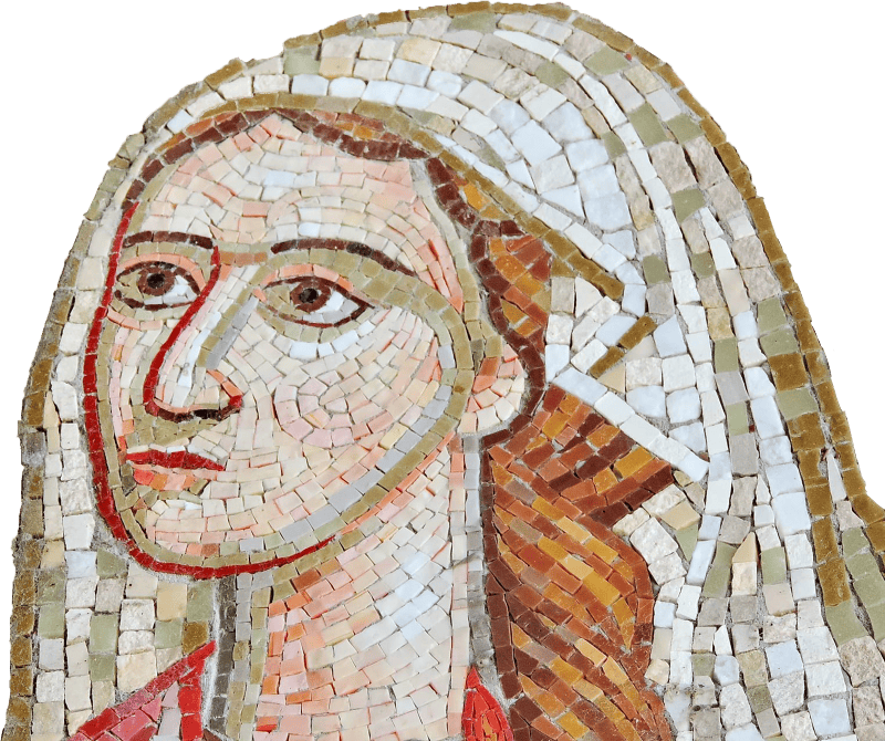 Pretty Girl Mosaic Wall