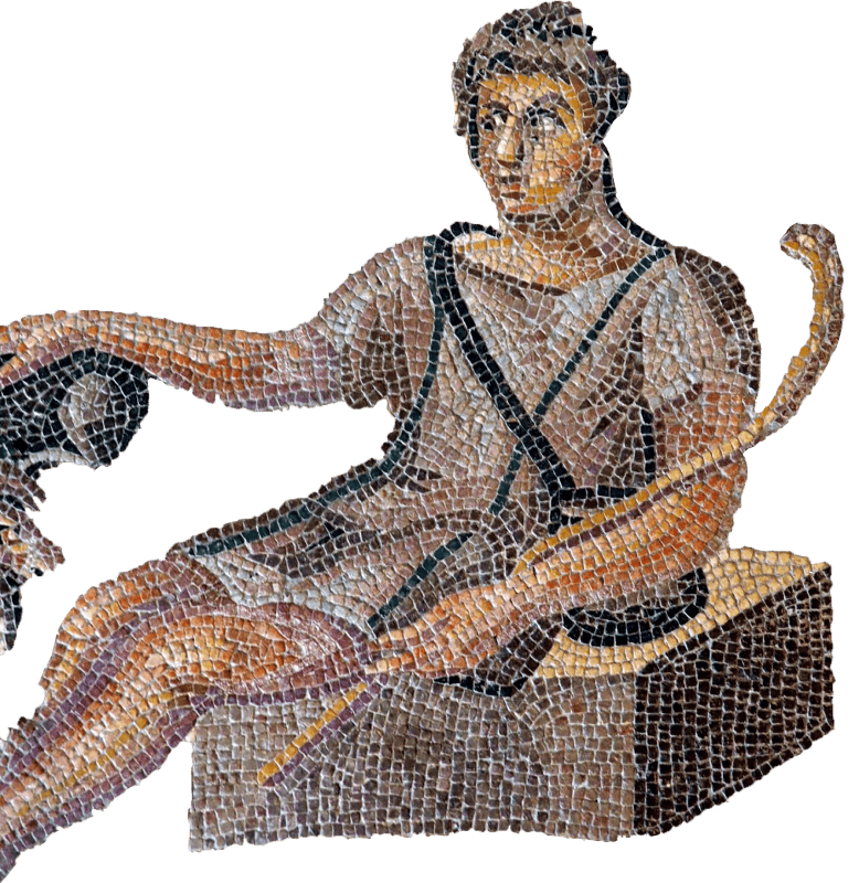 Mosaic Of A Pastoral Scene Inv 27747 P8190053