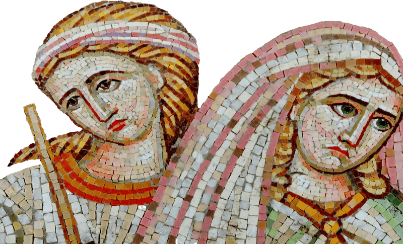 Medieval Mosaic Portrait