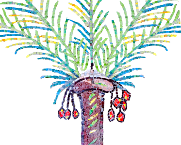 Fine Arts Mosaic Palm