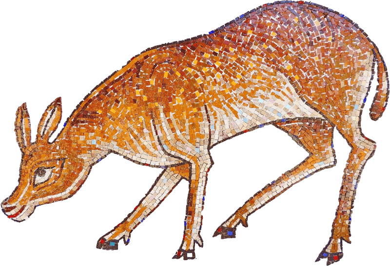 Deer Mosaic Art