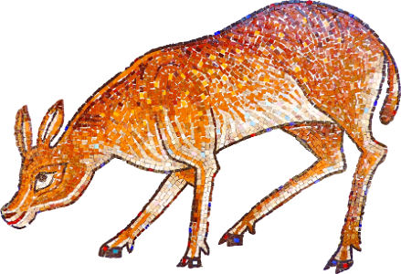 Deer Mosaic Art