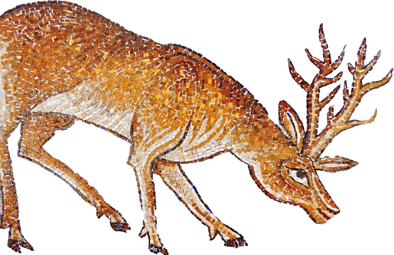 Animal Deer Mosaic