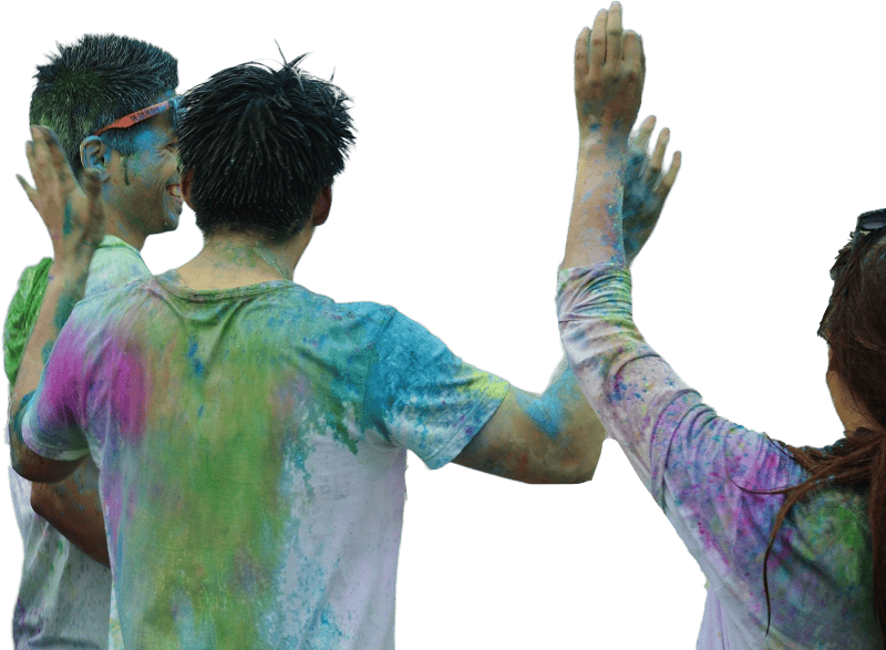 Color Run Festivals Celebration Happy