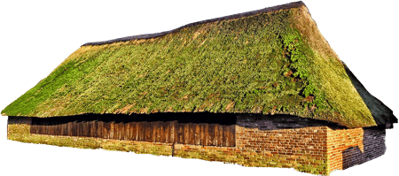 Thatched Roof Architecture Sky