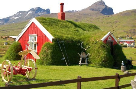 Grass Roof House
