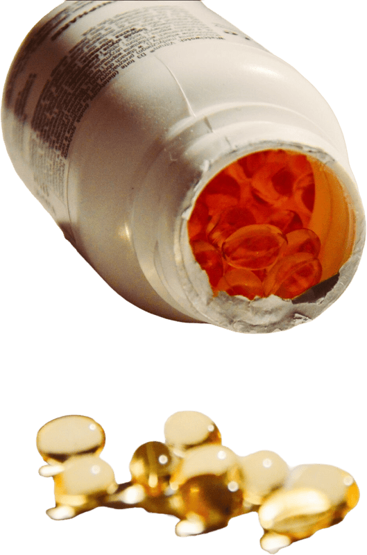 White Medicinal Container on White Table