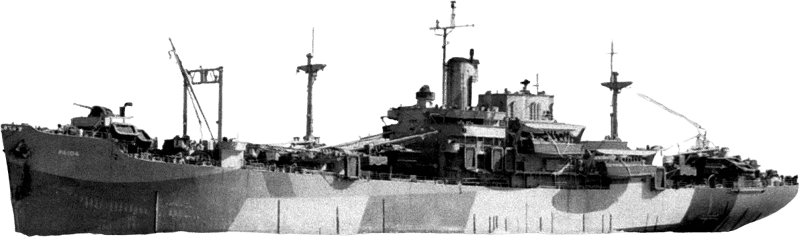 USS Westmoreland Apa 104 Underway Circa in Early 1945 80 G K 3007