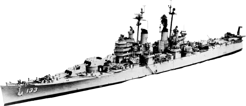 USS Toledo Ca 133 in the 1950S