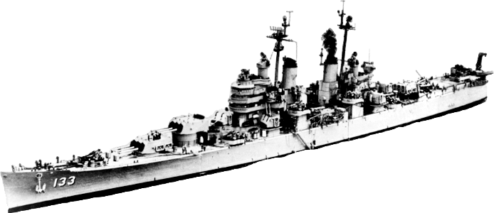 USS Toledo Ca 133 in the 1950S