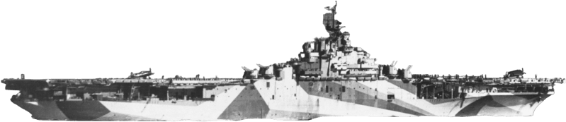 USS Ticonderoga CV 14 Underway on 5 November 1944