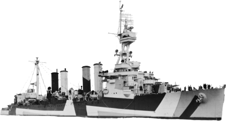 USS Richmond Cl 9 Off the Puget Sound Naval Shipyard on 24 June 1944 19 N 67552  Original