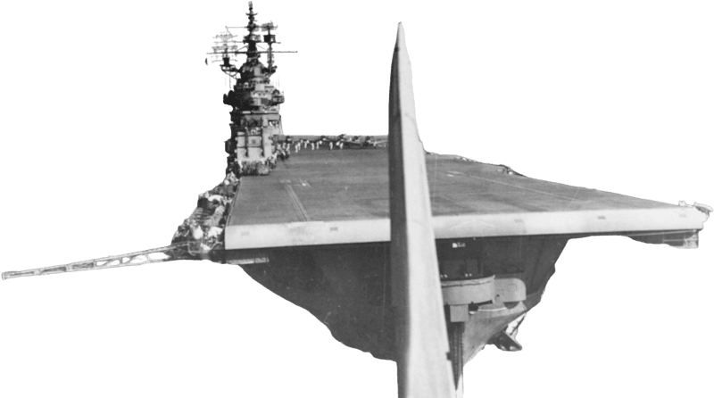 USS Lexington CV 16 Underway on 13 June 1944