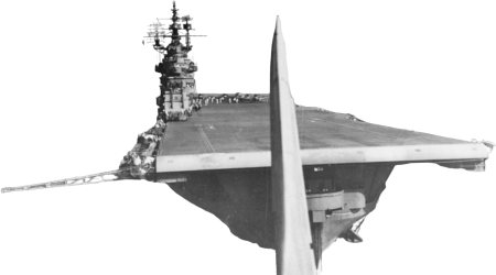 USS Lexington CV 16 Underway on 13 June 1944
