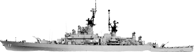 USS Harry E Yarnell Cg 17 Underway at Sea on 31 March 1984