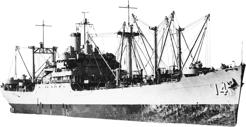 USS Firedrake AE 14 in November 1952