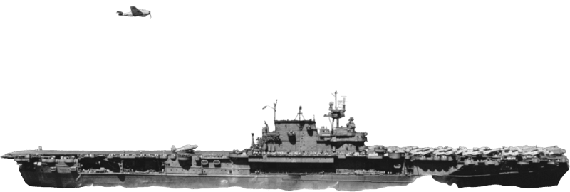 USS Enterprise CV 6 Underway at Sea on 22 November 1943