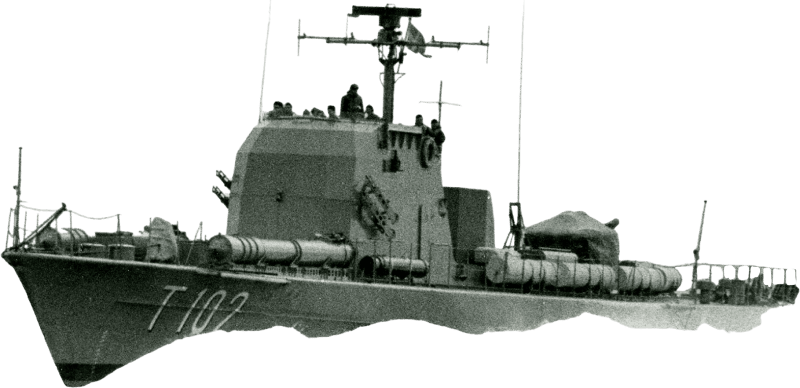 Torpedo Boat Hms Plejad T102 Plejad Served with the Swedish Navy Between 1954