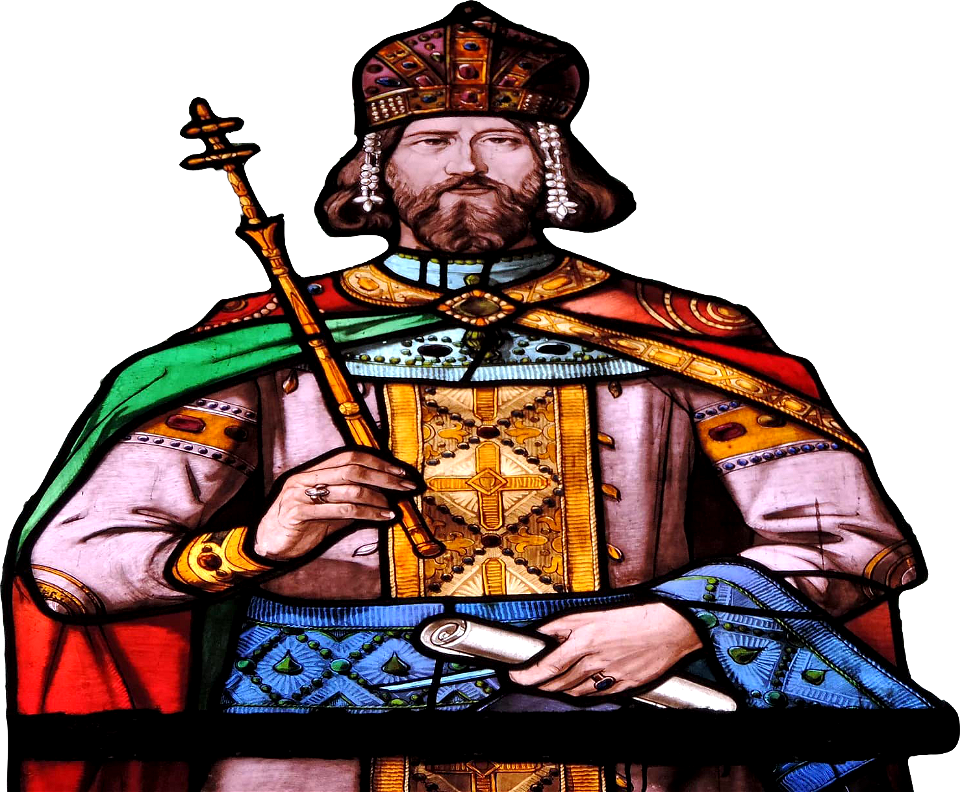 King Stained Glass Art