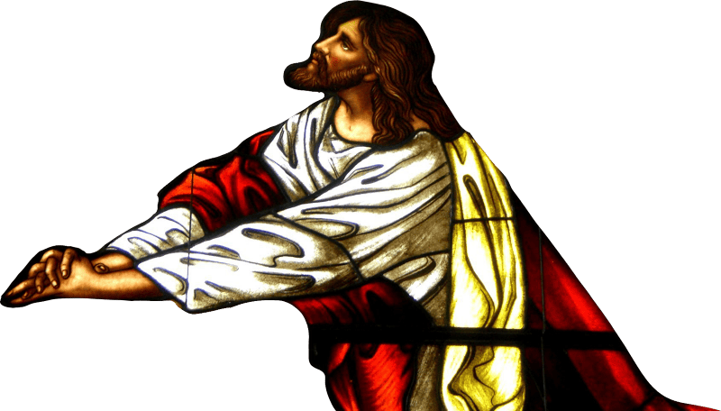 Jesus stained glass