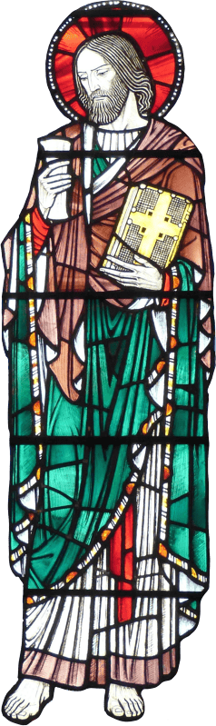 Apostle Lukas Stained Glass