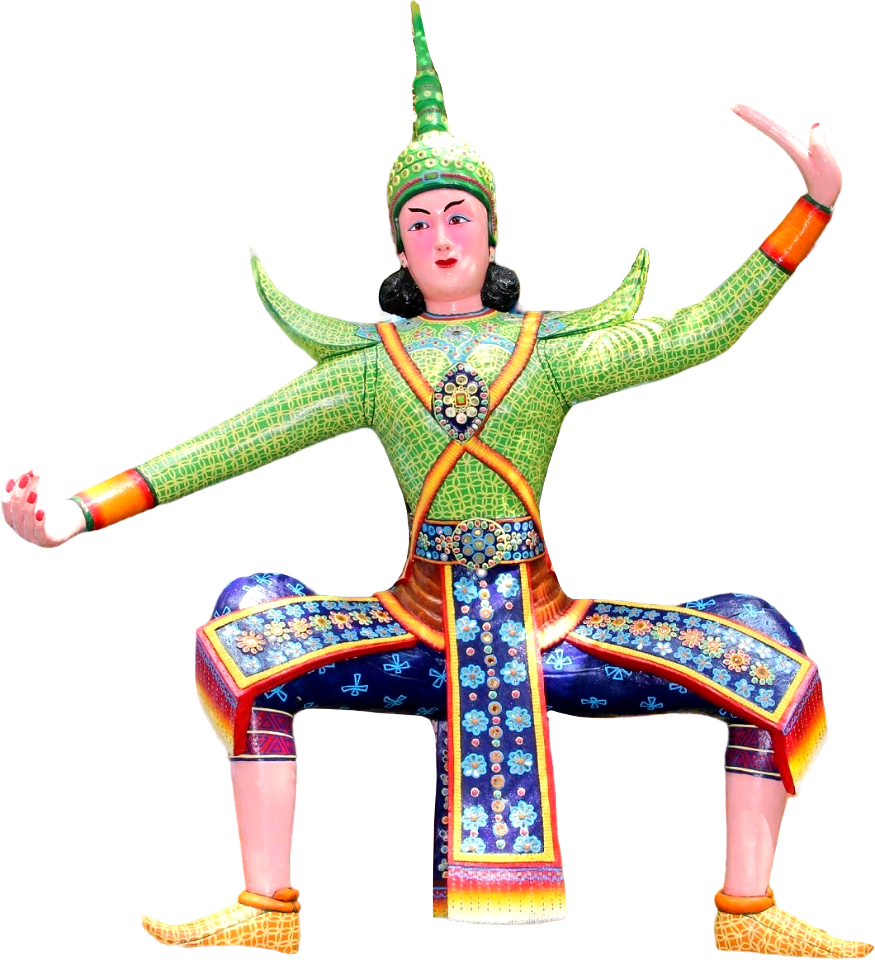 Chinese Folk Tales Character Mud Model