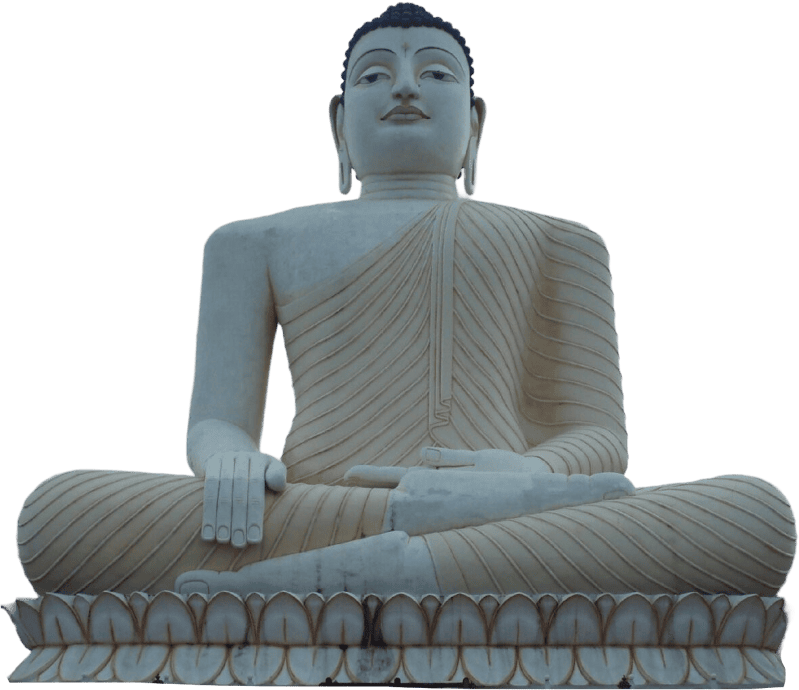 Budha Statue Cloudy