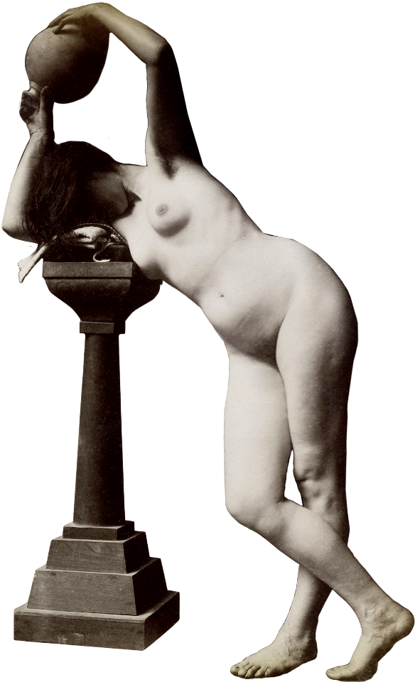Study of a Nude Female Model Seen From the Front in the Studio of Jacques de Lal