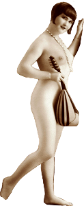 Standing Female Nude ca 1900-1920 by Leo Original From the Rijksmuseum Digitally