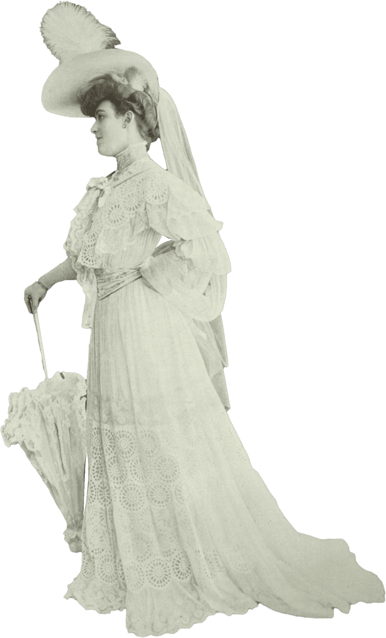 Robe de Garden Party par Redfern 1904