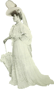 Robe de Garden Party par Redfern 1904