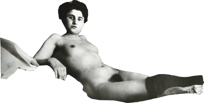 Reclining Nude Portret Van Een Liggend Vrouwelijk Naakt ca 1890 1910 by George H