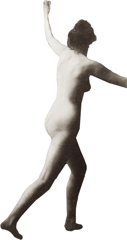 Nude Photography of Famale From the Back ca 1900 1914 Original From the Rijksmus
