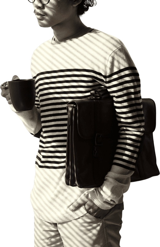 Businessman with coffee