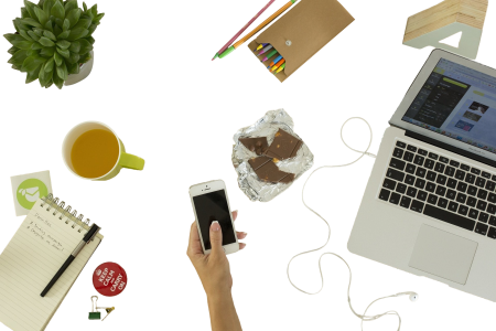 Desk Notebook Smart Phone