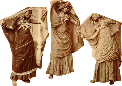 Unknown dancers nautch women in india around 1860 1870