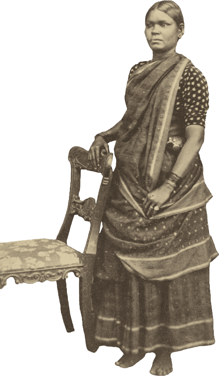 Unknown klingalese woman from madras india around 1880