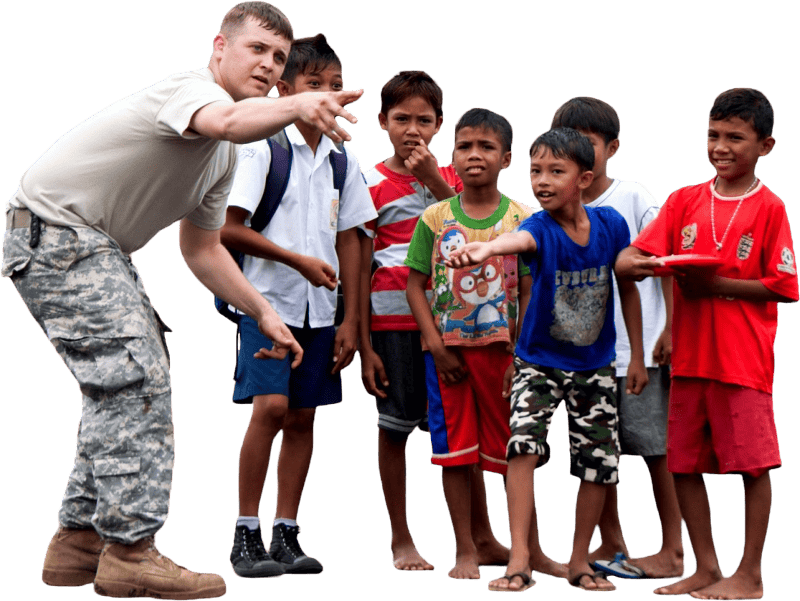 Flickr official u s navy imagery an army spc teaches a group of local children t
