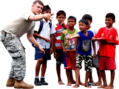 Flickr official u s navy imagery an army spc teaches a group of local children t