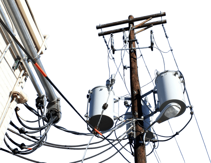 Electricity power telephone line