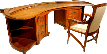 Desk from the director s room of the revue blanche by henry van de velde 1899 wa